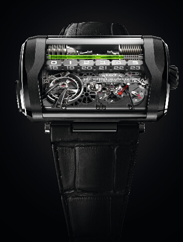 HYT H3 Platinum and Charcoal Grey PVD Titanium 361-TP-01-GF-AG replica watch